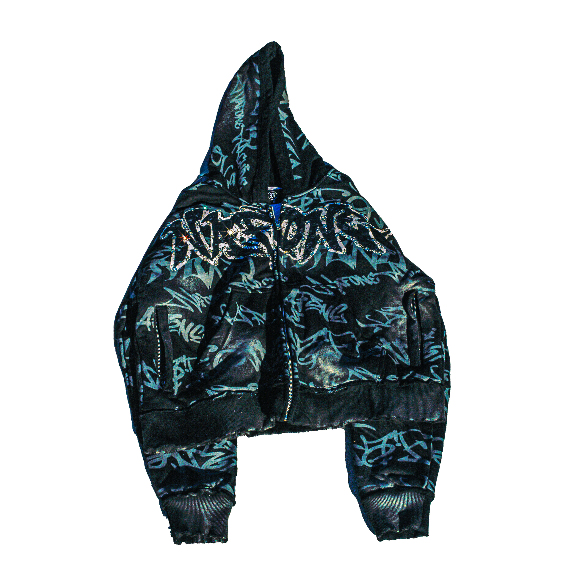 Black Graffiti Nafoné Zipup