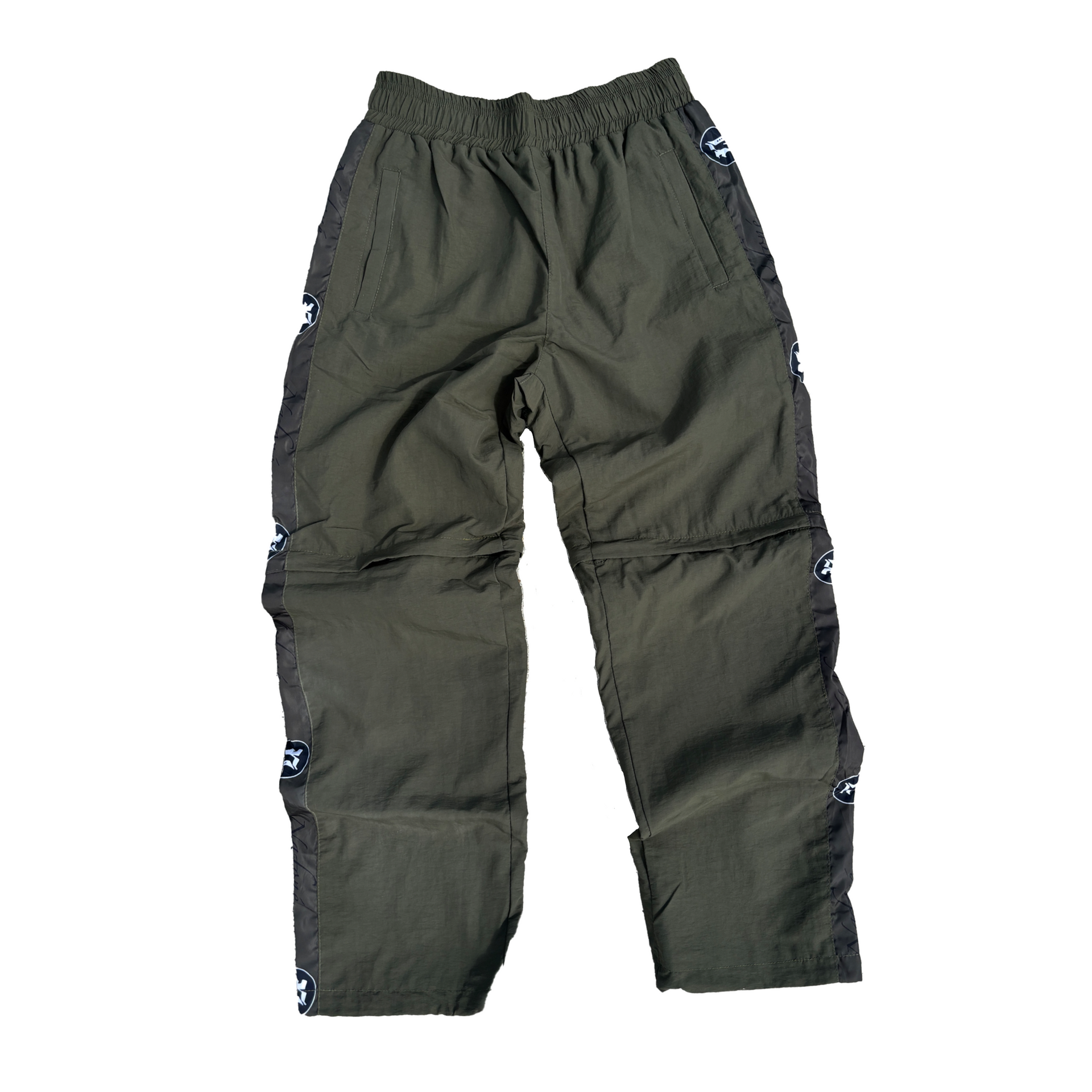 Olive Green Nafoné Detachable Trackpants